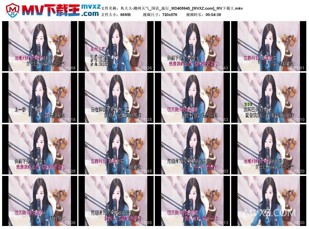 鱼大大-潮州天气_国语_流行_MD405945